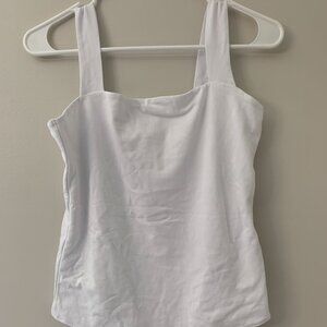 NWT Sz L White Abercrombie Bodysuit